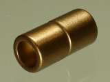 Super-Magnetverschluss Zylinder 21x8,5mm (innen 5mm), Farbe Bronze matt